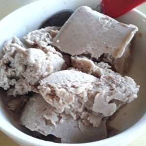 豆腐de☆チョコバナナアイスクリーム